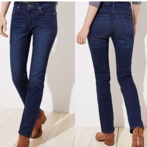 Ann Taylor Loft Curvy Straight Jeans NWT